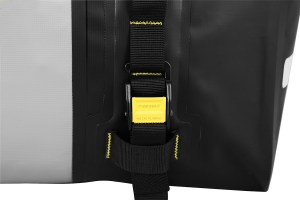 Hurricane 60L Dry Duffle Bag - close up of Rigg Straps